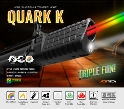 AceTech QUARK K (BIFROST) Tracer Unit with Flashlight for TM KSG - Black - obrazek 9