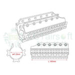 LCT 140mm RIS silencer rail - obrazek 7