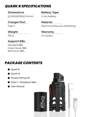 AceTech QUARK R (BIFROST) Tracer Unit - Black - obrazek 8