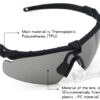 Shooting Safety Goggles MA-69, Black, Dark OD-A-WOSP144-BKBK asgbox.pl