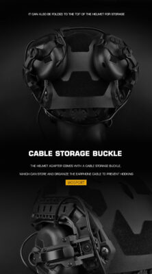 WST AMP TYPE Gen5 Tactical Active Headset – Black - obrazek 9