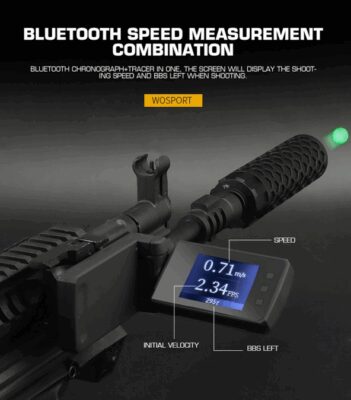 WST X3600 TRACER (Bluetooth Chrono) Unit Suppressor – Black - obrazek 6