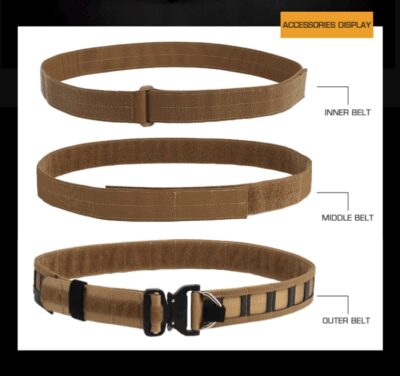 WST SPECIAL COMBAT MOLLE Tactical Belt – Coyote - obrazek 7