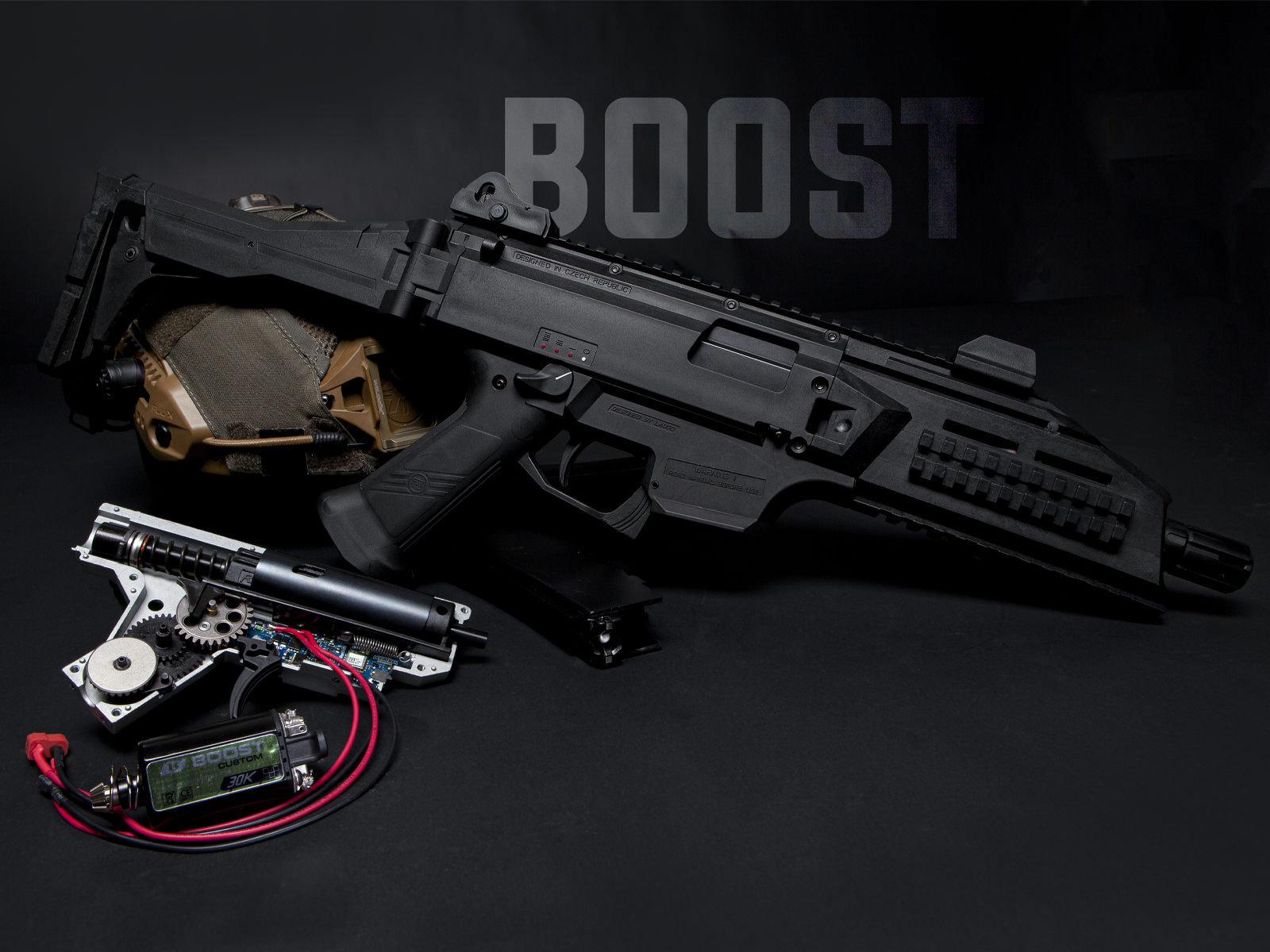 ASG CZ Scorpion EVO 3 A1 Ultimate BOOST - Black OD-A-ASG326 asgbox.pl ASG CZ Scorpion EVO 3 A1 Ultimate BOOST - Black - obrazek 7