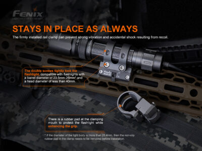 Fenix ​​ALG-16 metal mount for flashlights on M-LOK - obrazek 6