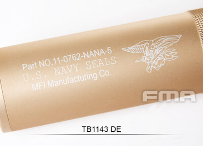 FMA U.S. Navy Seals Type Silencer 35x198 mm - Tan - obrazek 6