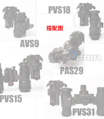 FMA PAS-29 Thermal Scope Dummy Replica - Black - obrazek 6