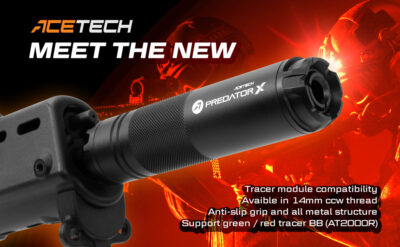 AceTech PREDATOR X (AT2000R) Tracer Suppressor - Black - obrazek 7