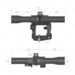 VictOptics SVD Dragunov 4x24 FFP Riflescope - Black - obrazek 10