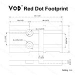 VO FRENZY Plus (VOD) Mounting Plate for Glock MOS Pistols - Black - obrazek 9