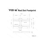 VO FRENZY Plus / VOD(TM) to MOJ(TM) Footprint Adapter - Black - obrazek 8