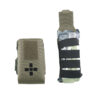 WAS Small Horizontal IFAK Medic Pouch Laser-Cut - Ranger Green OD-A-W-LC-SH-IFAK-RG asgbox.pl
