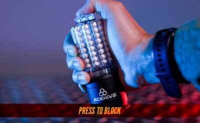 AceTech AceHive 40mm Gas Grenades, 80 BBs (2 pcs) and SPAWNER Loader - Transparent - obrazek 8