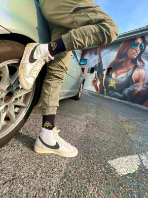 ANAREUS Socks (size. 41-46) - Black - obrazek 9