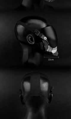 WST CYBERPUNK COMMANDER Protective Mask – Black - obrazek 7