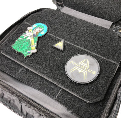 ANAREUS VELCRO Patch Organiser, Large (26x30x6 cm) - Black - obrazek 6