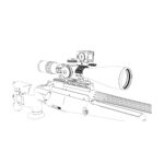 VO 34mm X-ACCU Mount Assembly Kit (6 Screws Ring) - Black - obrazek 7
