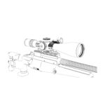 VO 34mm X-ACCU Mount Assembly Kit (6 Screws Ring) - Black - obrazek 8