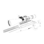 VO 34mm X-ACCU Mount Assembly Kit (6 Screws Ring) - Black - obrazek 9