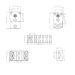 VO 34mm X-ACCU Mount Assembly Kit (6 Screws Ring) - Black - obrazek 10