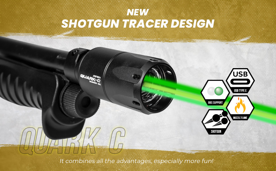 AceTech QUARK C (BLASTER) Shotgun Tracer Unit - Black OD-A-PAT4010-B-001 asgbox.pl AceTech QUARK C (BLASTER) Shotgun Tracer Unit - Black - obrazek 7