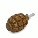 PYROSOFT Pyro-F1G Airsoft Hand Grenade (Peas) - Brown - obrazek 7