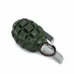 PYROSOFT Pyro-F1M Airsoft Hand Grenade (Chalk) - Green - obrazek 8