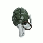 PYROSOFT Pyro-F1M Airsoft Hand Grenade (Chalk) - Green - obrazek 10