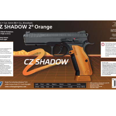ASG CZ-75 Shadow 2 CO2 Blowback, Special Edition - Orange OD-A-ASG345 asgbox.pl