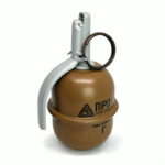 PYROSOFT 12x Pyro-5G Airsoft Hand Grenade (Peas) - Brown - obrazek 9
