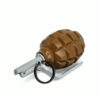 PYROSOFT 8x Pyro-F1G Airsoft Hand Grenade (Peas) - Brown OD-A-Pyro-F1G-8 asgbox.pl