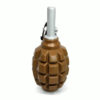 PYROSOFT 8x Pyro-F1G Airsoft Hand Grenade (Peas) - Brown OD-A-Pyro-F1G-8 asgbox.pl