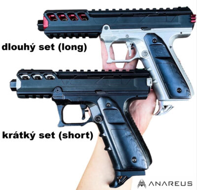 CTM FUKU-2 CNC Upper Set V2 for AAP-01, CUTOUT (Short) - Black / Red - obrazek 7