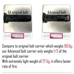 CTM ADVANCED V2 CNC Bolt for AAP-01 GBB - Black - obrazek 7