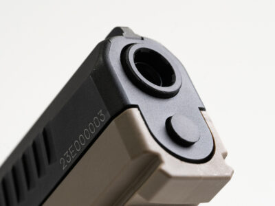 ASG CZ P-10C CO2 Blowback, metal slide - Black/Tan - obrazek 6