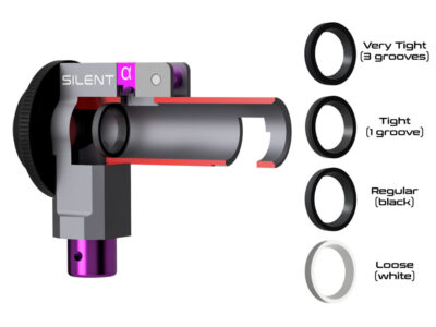 Silent Industries ALPHA M4 Gen2 AEG / HPA CNC Hop-up Chamber - obrazek 7