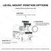 VO ACD Bubble Level for Mounting Ring Gen2 - Black OD-A-SCACD-19 asgbox.pl