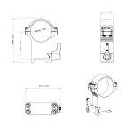 VO 30mm Steel QD Mounting Rings, High - Black - obrazek 8
