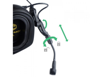EARMOR M32 PLUS Electronic Tactical Headset - Foliage Green - obrazek 6