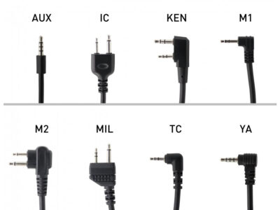 EARMOR M51 PTT, Kenwood / Baofeng 2-pin Connector - obrazek 7
