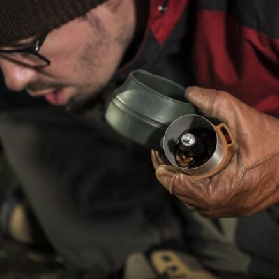 HELIKON Hand Coffee Grinder CAMP - Stainless steel AC-HCG-SS-15 asgbox.pl