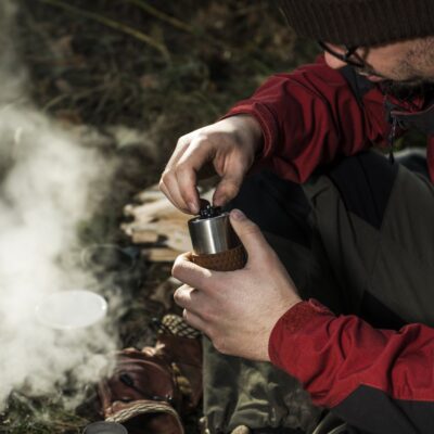 HELIKON Hand Coffee Grinder CAMP - Stainless steel AC-HCG-SS-15 asgbox.pl