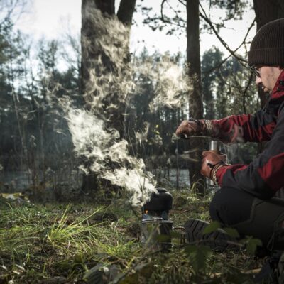 HELIKON Hand Coffee Grinder CAMP - Stainless steel AC-HCG-SS-15 asgbox.pl