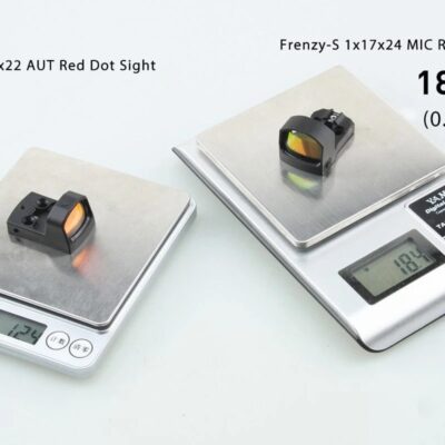 FRENZY-S 1x17x24 MOS (Multi Reticle) Red Dot Sight - Black SCRD-M43 asgbox.pl