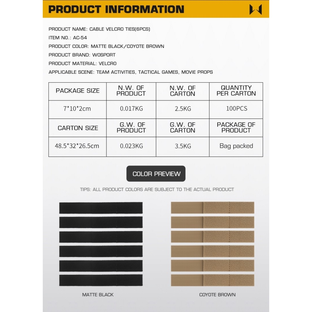 WST Cable Organizer, 6 pcs - Black OD-A-WOSP190-BK asgbox.pl WST Cable Organizer, 6 pcs - Black - obrazek 6