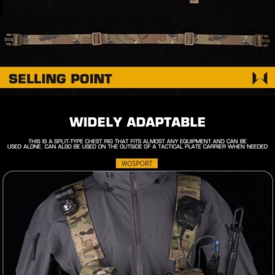WST Split Tactical Chest Rig Alpha - MC WOSP218-MC asgbox.pl