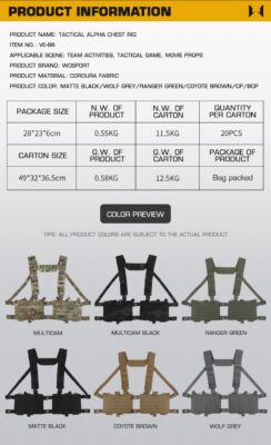 WST Split Tactical Chest Rig Alpha – Coyote - obrazek 8