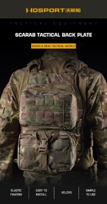 WST SCARAB Tactical MOLLE Back Panel – Coyote - obrazek 8
