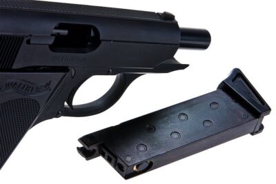 Maruzen Walther PPK/S black plastic blowback gas gun - obrazek 6
