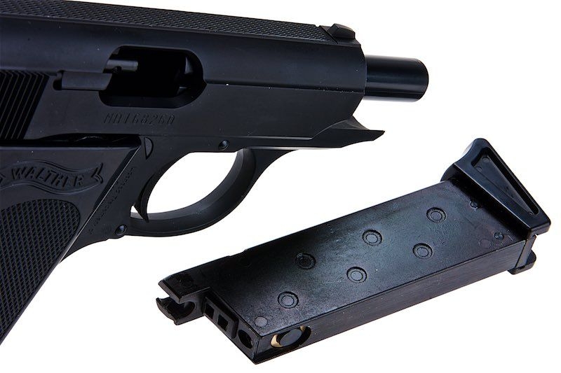 Maruzen Walther PPK/S black plastic blowback gas gun OD-A-MAR0012 asgbox.pl Maruzen Walther PPK/S black plastic blowback gas gun - obrazek 6